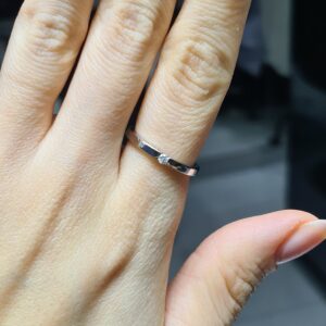 2.El Pırlanta 0,05 Karat Tektaş Yüzük X007709