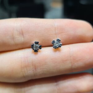 2.El Pırlanta 0,16 Karat Tektaş Küpe X007786