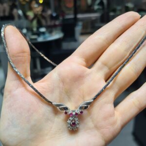 2.El Pırlanta 0,18 Karat Gerdanlık ALM1083