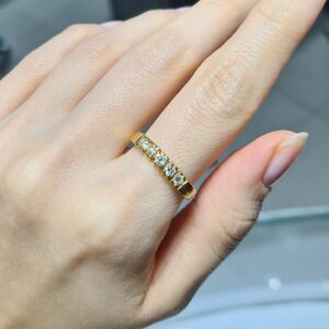 2.El Pırlanta 0,35 Karat Yarımtur Yüzük ALM1151