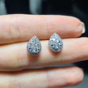 2.El Pırlanta 0,60 Karat Damla Küpe X007700