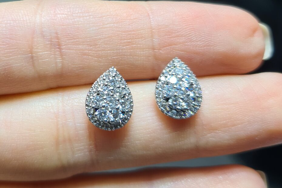 2.El Pırlanta 0,60 Karat Damla Küpe X007700