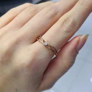 2.Pırlanta 0,08 Karat Tektaş Yüzük X007758