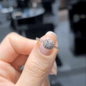 2.Pırlanta 0,35 Karat Rose Yüzük X007738