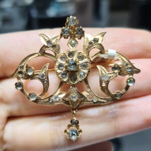 2.El Pırlanta 0,30 Karat Broş ALM1087