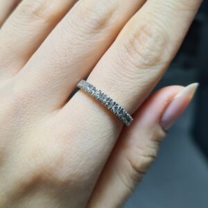 2.El Pırlanta 0,29 Karat Yarımtur Yüzük X008049
