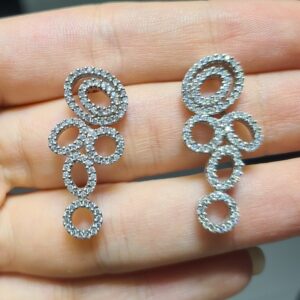 2.El Pırlanta 1,70 Karat Yüzük & Küpe Set ALM1155