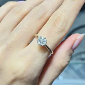 Pırlanta 0,24 Karat Coronet Yüzük X008300