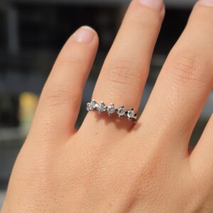 2.El Pırlanta 0,25 Karat Beştaş Yüzük X008380
