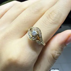 2.EL Pırlanta 0,22 Karat Yüzük X008594