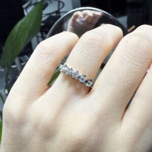 2.El Pırlanta 0,32 Karat Beştaş Yüzük X008823