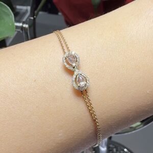 2.El Pırlanta 0,49 Karat Rose Bileklik DY00044